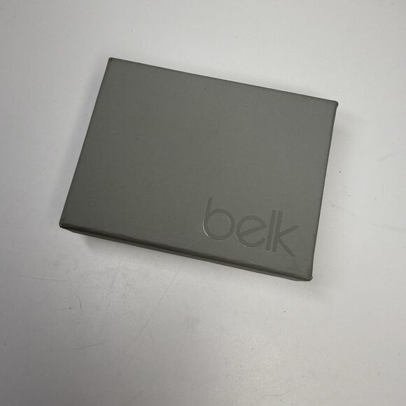 Belk FAITH Metal Bar Double Wrap Braided Black Leather Adjustable Bracelet New - Picture 4 of 5